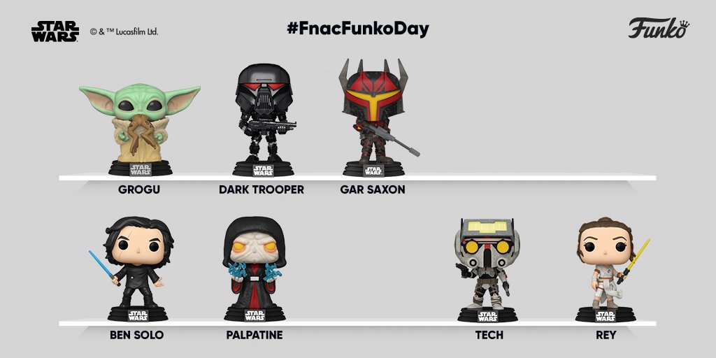 ⭐ SORTEO ⭐

Nuestra estantería de Funkos de #StarWars se está vaciando pero aún puedes llevarte a casa a tu favorito. 

✅ Síguenos en <a href="/Fnac_ESP/">Fnac España</a>
✅ Haz RT
✅ Dinos qué Funko quieres con #FnacFunkoDay

¡En media hora anunciamos ganador!

BB.LL en epr.ms/3vGcEu7