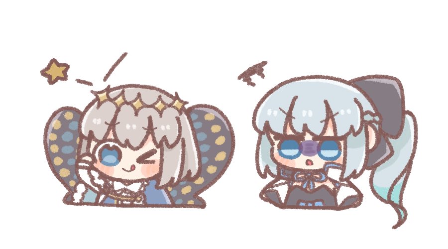 FGO「オベロンとモルガン #FGO 」|おしゃけ🐟のイラスト