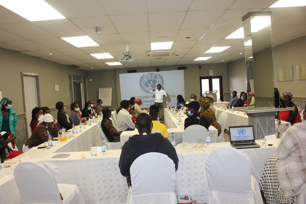 helplinezim's tweet photo. #HappeningNow Transformative Leadership Conference for project participants of Group B. #LNOB #RecoverBetterTogether. @unwomenzw @MPTFOffice @iloharare @nssazw @UNDPZimbabwe https://t.co/qkpNhjlFO4