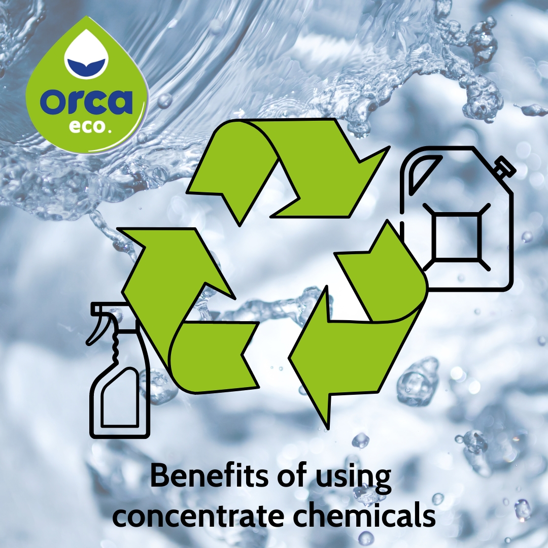A simple way to make a positive environmental impact is to use #concentratedcleaningchemicals - the benefits are numerous: orcahygiene.com/news/benefits-… 

#OrcaEco #greencleaning #greencleaningproducts #sustainablecleaning