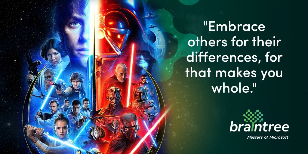 braintree_za's tweet photo. #WisdomWednesday #EmbraceDifferences #WeAreBraintree #MastersOfMicrosoft https://t.co/wWvlq5yFDQ
