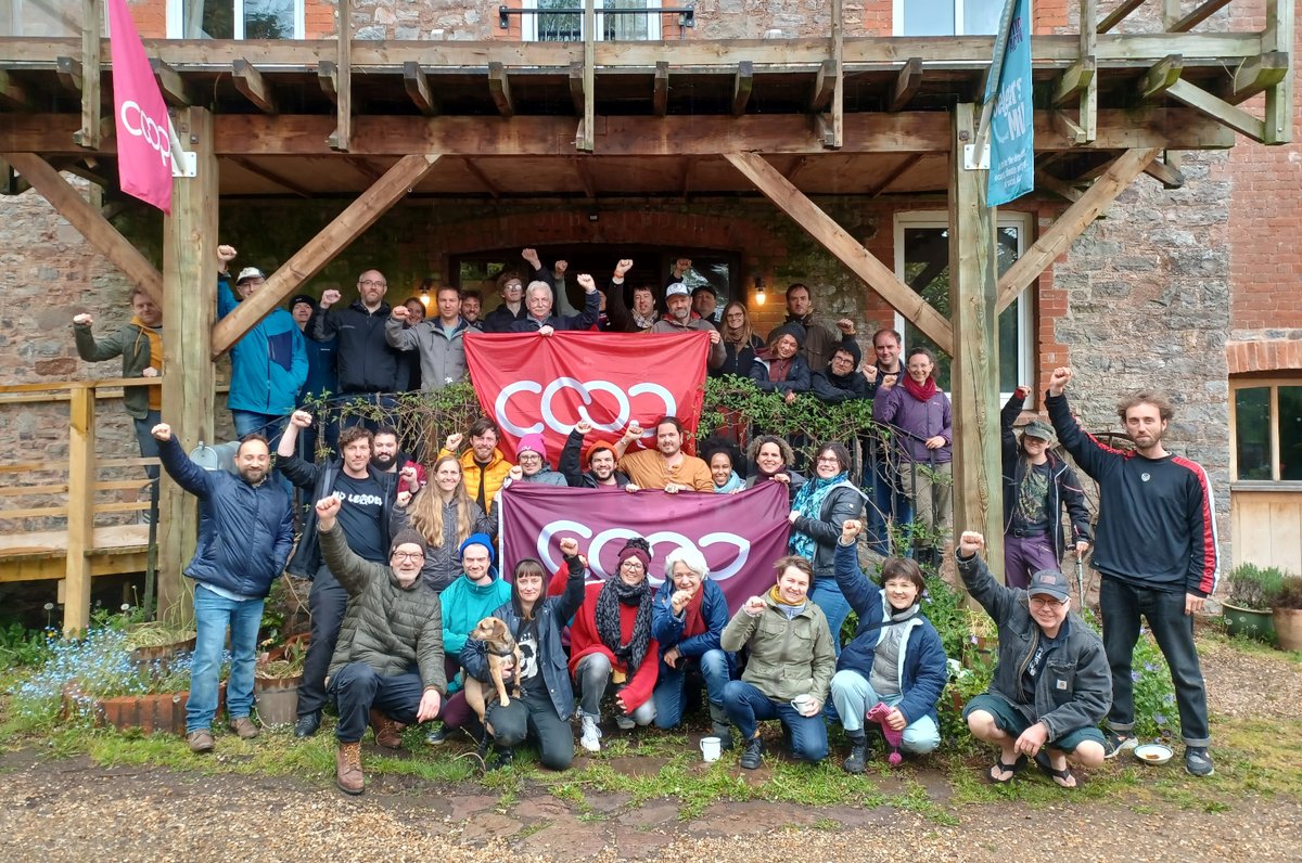 3 of us from the Morrell House housing co-op team went to #workercoops uk.coop/events-and-tra… Inspiring &amp; empowering to learn from people in democratic control of their workplaces/ working lives.  Housing &amp; worker #coops =autonomy, democracy, community ownership, community power