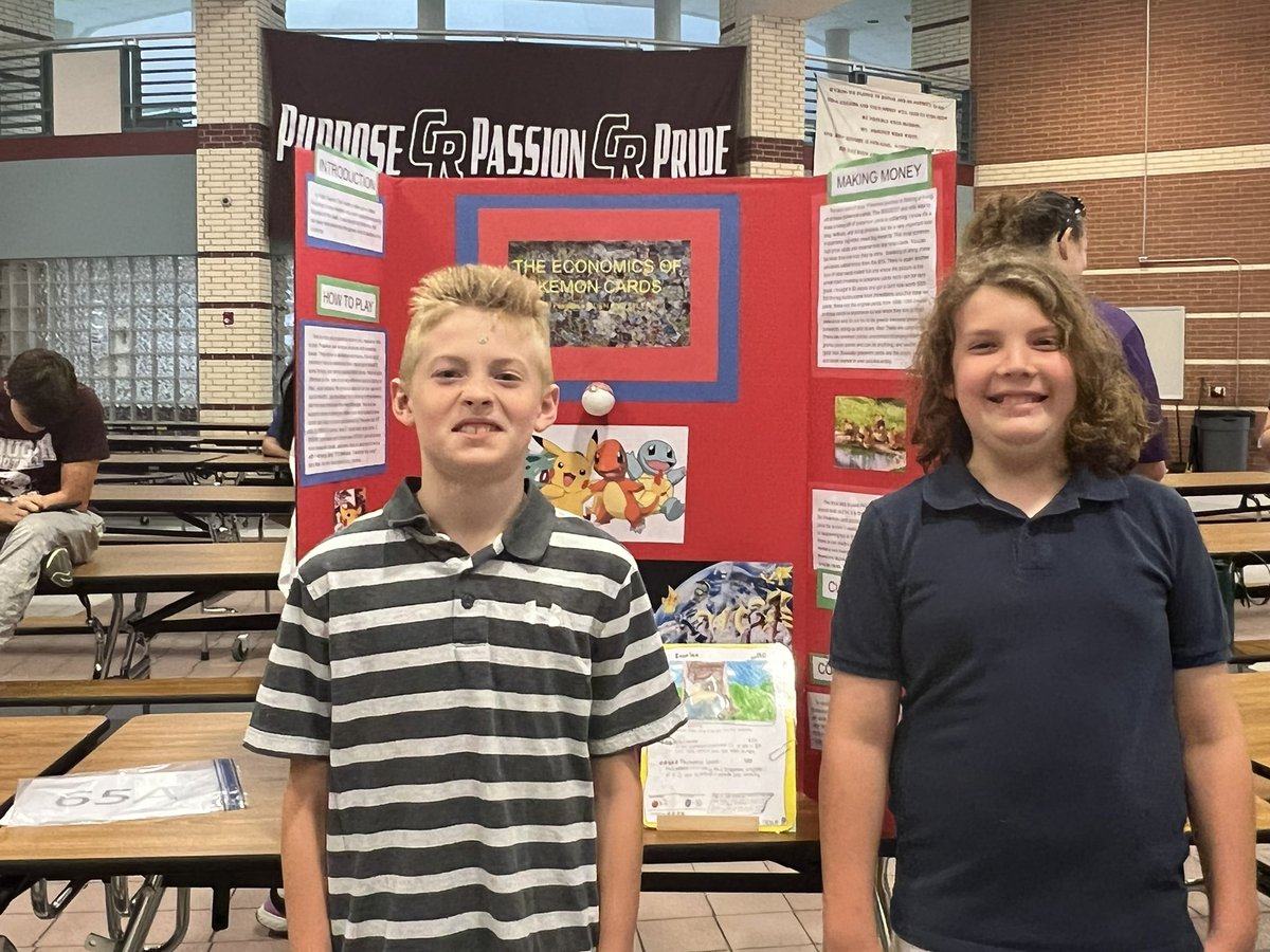 PursleyScience's tweet photo. So proud of our fifth grade Challenge Students. Their hard work shined through at the Fifth Grade Showcase at CRHS https://t.co/vDcwZAF96o