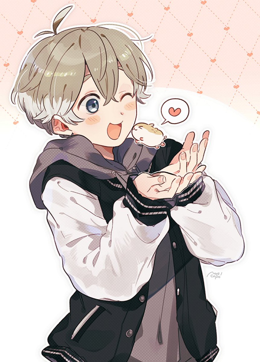 「今日も仲良し!#眉村家 

クソハムマンガ最新話読んでくださった方ありがとうござ」|NORICOPO🐹クソハムちゃんのイラスト