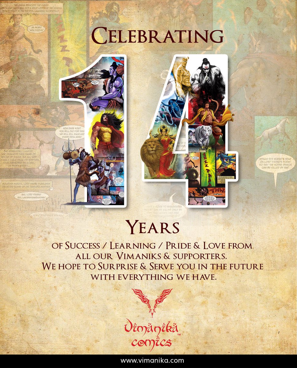 Last month 17th April we officially completed 14 years !How time flies !!#comics #Anniversary #indiancomics