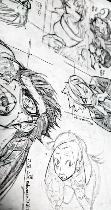 人様のラフ絵見てぇ!作業行程見てぇ～!って思いながら落書きしてる 