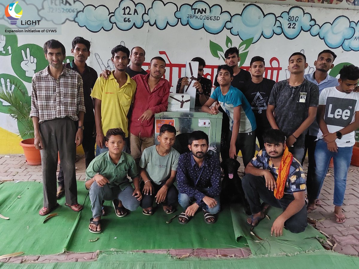 gopali_youth's tweet photo. With the summer intensifying, there was an immediate need to provide relief for the children at Kopal Vaani Child Welfare Organisation. LiGHT Raipur has conducted a fundraising event, collected Rs.7000, and arranged for a fan and cooler.
#gyws #iitkgp #LiGHT #fundraising https://t.co/lrxVHeDdsw