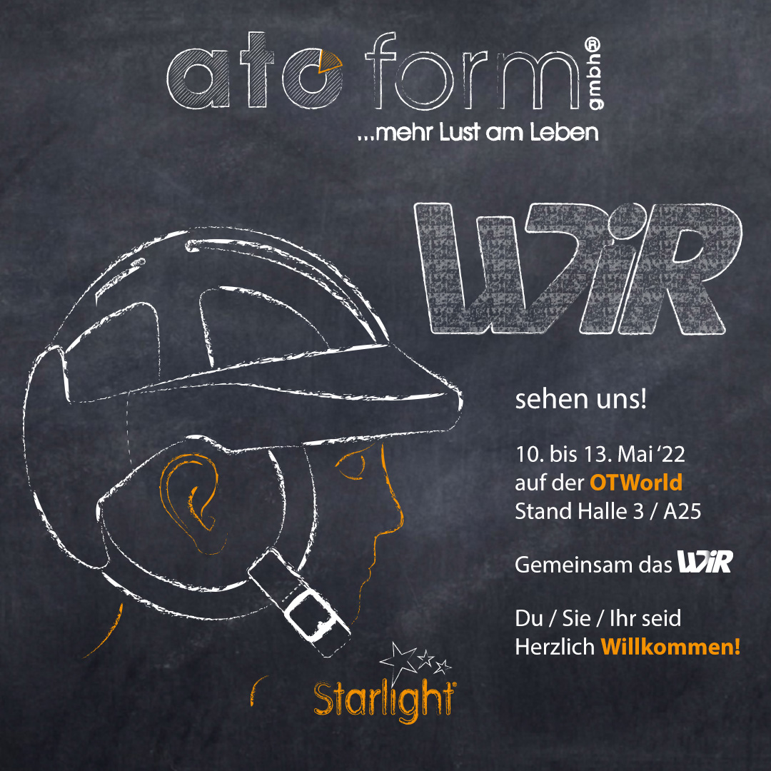 ato_form's tweet photo. In 6 Tagen geht es weiter!

Wir sind vom 10. bis 13.Mai 2022 auf der OTWorld Messe in Leipzig.
(Stand Halle 3 / A25)

Wir sehen uns!

#atoform #atoformgmbh #OtWorld #messe #OTWorld2022 #Kopfschutz #otworld22 https://t.co/jF5qn2Conu