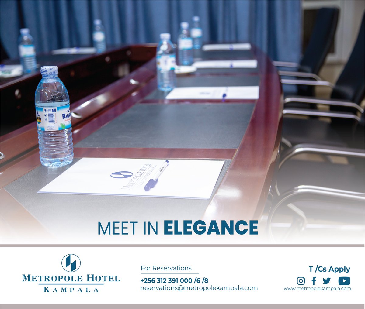 MetropoleHotel2's tweet photo. Meetings are not just seating and talking but the comfort of the participants too
#Metropole #Hotel #Kampala #Meetings https://t.co/dBJuDcsS7m