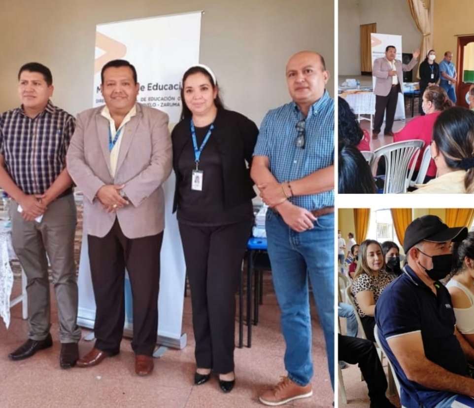 Nos reunimos con Directivos y Líderes de las Instituciones Educativas de Atahualpa - Portovelo - Zaruma, con quienes coordinamos acciones administrativas y académicas, a las puertas del inicio de un nuevo periodo lectivo. #JuntosLoLogramos
<a href="/mariabrownp/">María Brown Pérez</a> <a href="/FenixLa1240/">Fenix La 12-40</a> <a href="/samantha899fm/">Radio Samantha 899fm</a>