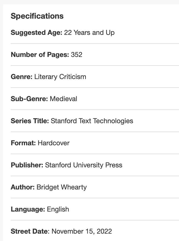 BridgetWhearty's tweet photo. Woke up this morning to find that my book's available for preorder at Target of all places (?!)
Best part? The suggested age range.
#digitalcodicology is, apparently (like the legal consumption of booze in the US) practiced best by those over 21 https://t.co/lo9X0fHIuR