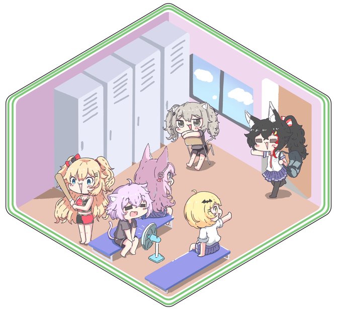 「locker」 illustration images(Latest｜RT&Fav:50)