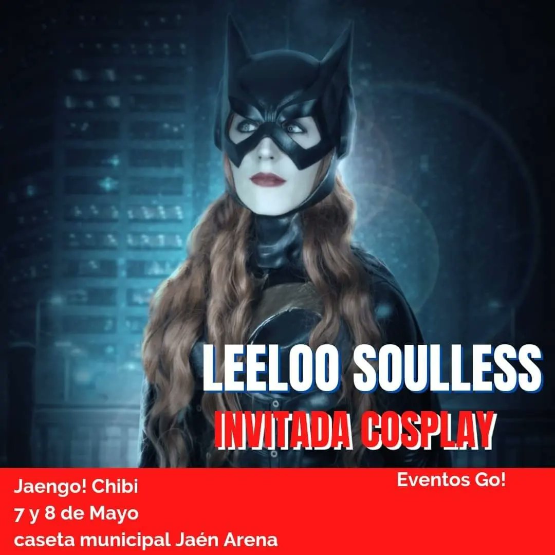 Grandes cosplayers nos acompañarán este finde en #jaengochibi como <a href="/David_BP1/">Dedalo</a> <a href="/LeelooSoulless/">Leeloo Soulless</a> o <a href="/SummyFox/">Summy the Fox 🦊</a> . Además domingo tendremos pasarela Cosplay con premio de 100 euros para ganador. enlace eventosgo.es/2022/05/pasare…

Recordad  entrada anticipada  @tatooinecomics o en taquilla