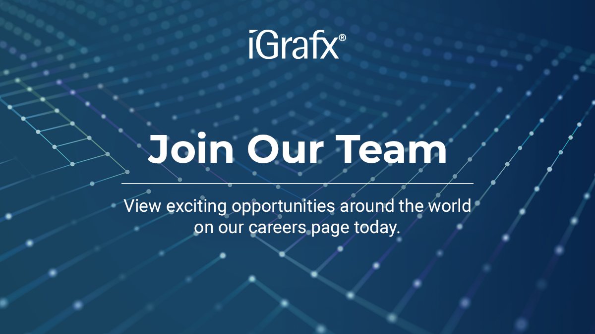YOU BELONG HERE | When it comes to opportunity, iGrafx is tough to beat. With over 20 new positions added, there's bound to be something just right for you. Ready to start your next adventure? Search careers now. bit.ly/3kwcMpR