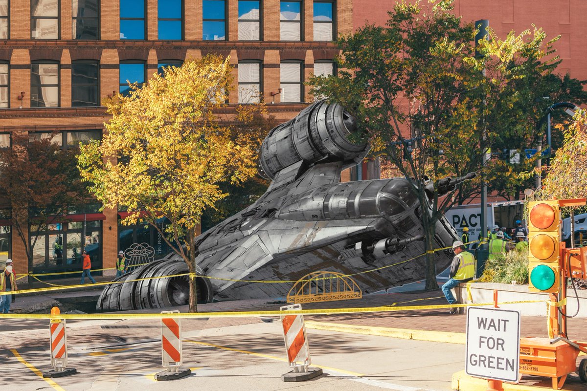 Today, May the 4th, is my absolutely favorite holiday: Star Wars Day. Just like last year, I have a collection of #Pittsburgh and Star Wars mashups to share. I spent SO much time on these, making them look as "real" as possible, and had an absolute blast. Hope yinz enjoy them too