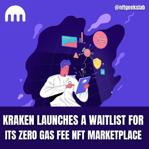 nftgeekslab's tweet photo. 💡Kraken is among those crypto exchanges that is striving to get in on the NFT market. The platform promises zero gas fees as it is one of the main issues for the NFT community. The well-known minting of The Otherside NFTs proved there’s still room for improvement. 
#kraken #nfts https://t.co/MQptgpRU1e