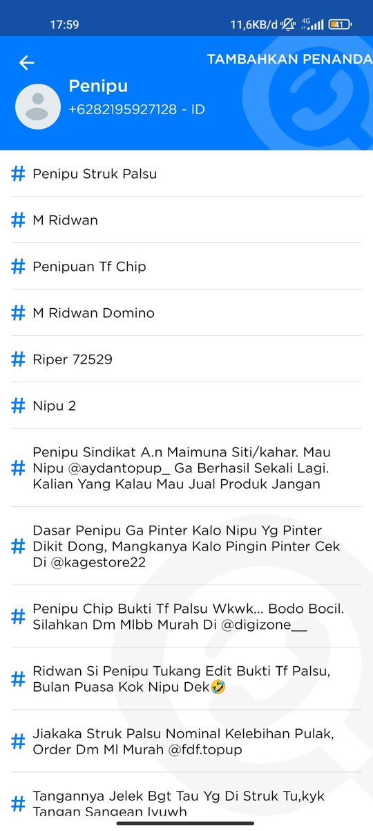 hh_yunjin's tweet photo. Hati hati penipu
082195927229 .
Ini kedua kalinya aku di chat penipu mau beli pulsa wkwkwk..
#zonauang #zonaba #zonanipu 
082195927128 - PENIPU https://t.co/g4stICvPVI