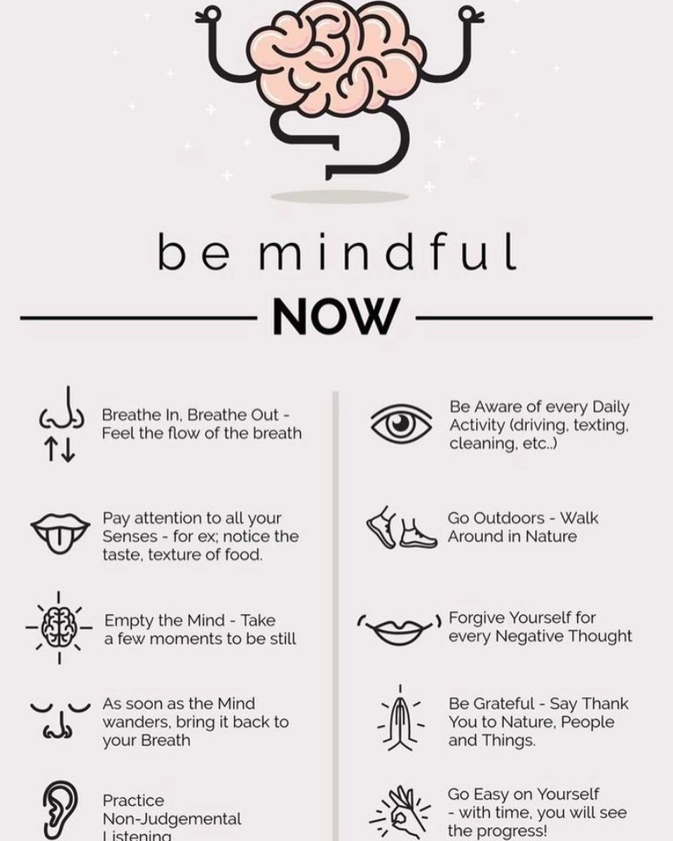 MBSHPsychClub's tweet photo. This week's Psychology Club for Mental Wellness wellness tip is to Pay attention to the present moment🧘

Paying greater attention to the current moment might help you feel better mentally. Mindfulness can help you appreciate life more and have a greater understanding of yourself https://t.co/zMbghfuHGG