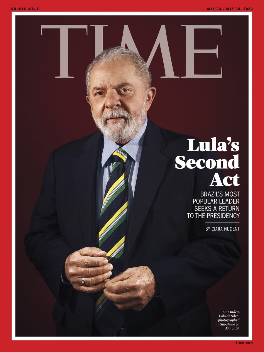 TIME's new cover: Brazil's most popular President returns from political exile with a promise to save the nation ti.me/3KJ8W7t