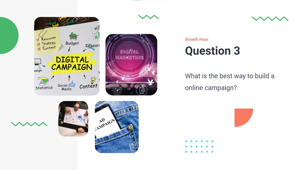 explore_wp's tweet photo. Question 3

What is the best way to build an online campaign?

Share your #thoughts on what you think a successful online campaign entails??

#EXW #ExploreWordPress #GrowthHour #Marketing https://t.co/u713xbNui2