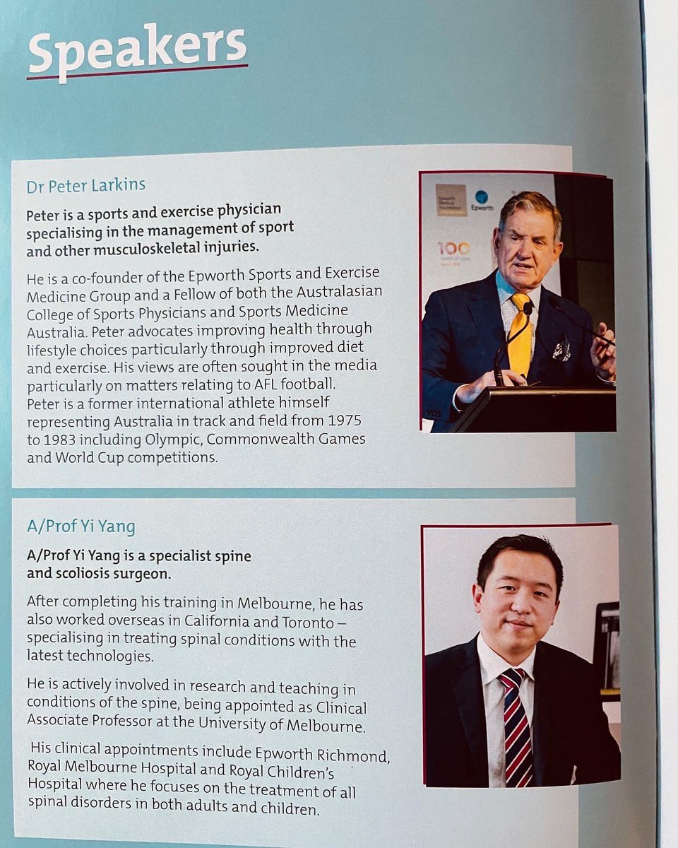 doclarkins's tweet image. Tomorrow is @Epworth 2022 Mens Health lunch- back pain ! Education &amp;amp; fundraiser event #menshealth #exerciseismedicine #movetolive #booklaunchcoming2022 drpeterlarkins.com