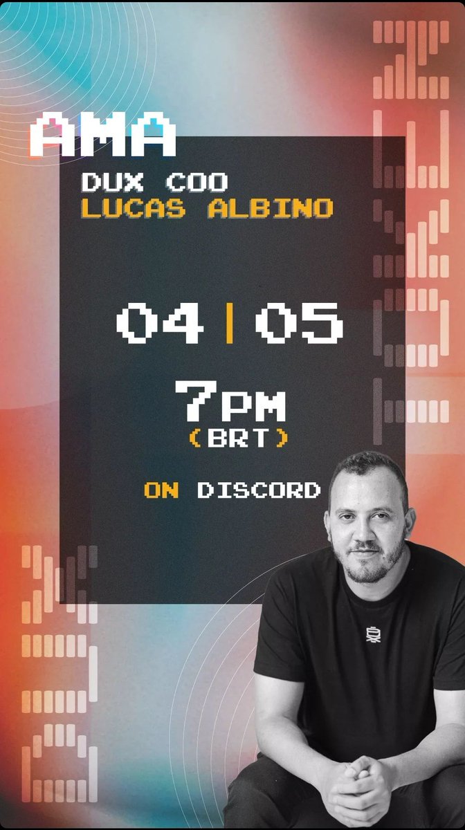 sayuuh's tweet image. Live hoje com o COO incrível! 
Quem ainda não conhece, vem conferir!!
.
.
Discord: discord.gg/X4UFSw2PDf
@dux_cripto #duxcripto