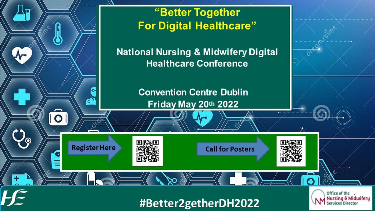 #Better2getherDH2022 Not long left to register for the National Nursing & Midwifery Digital Healthcare Conference.
