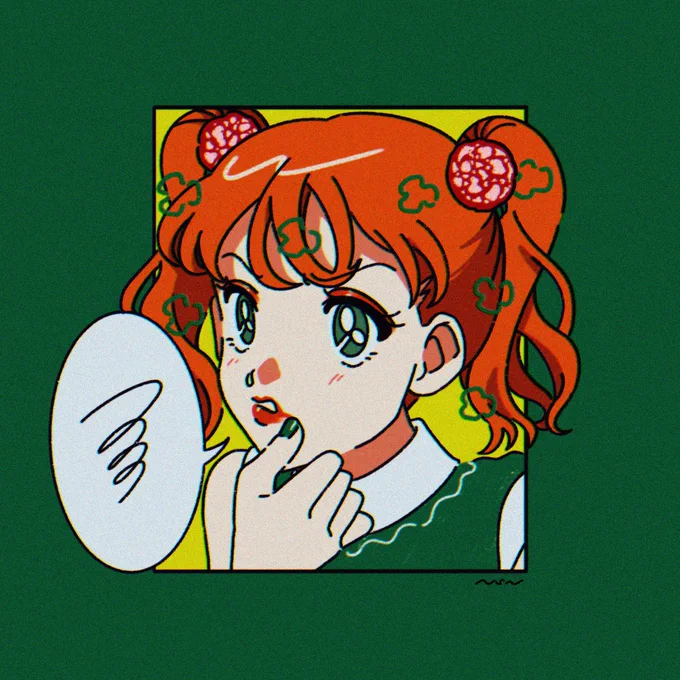 #みどりの日なので緑色の画像貼る 