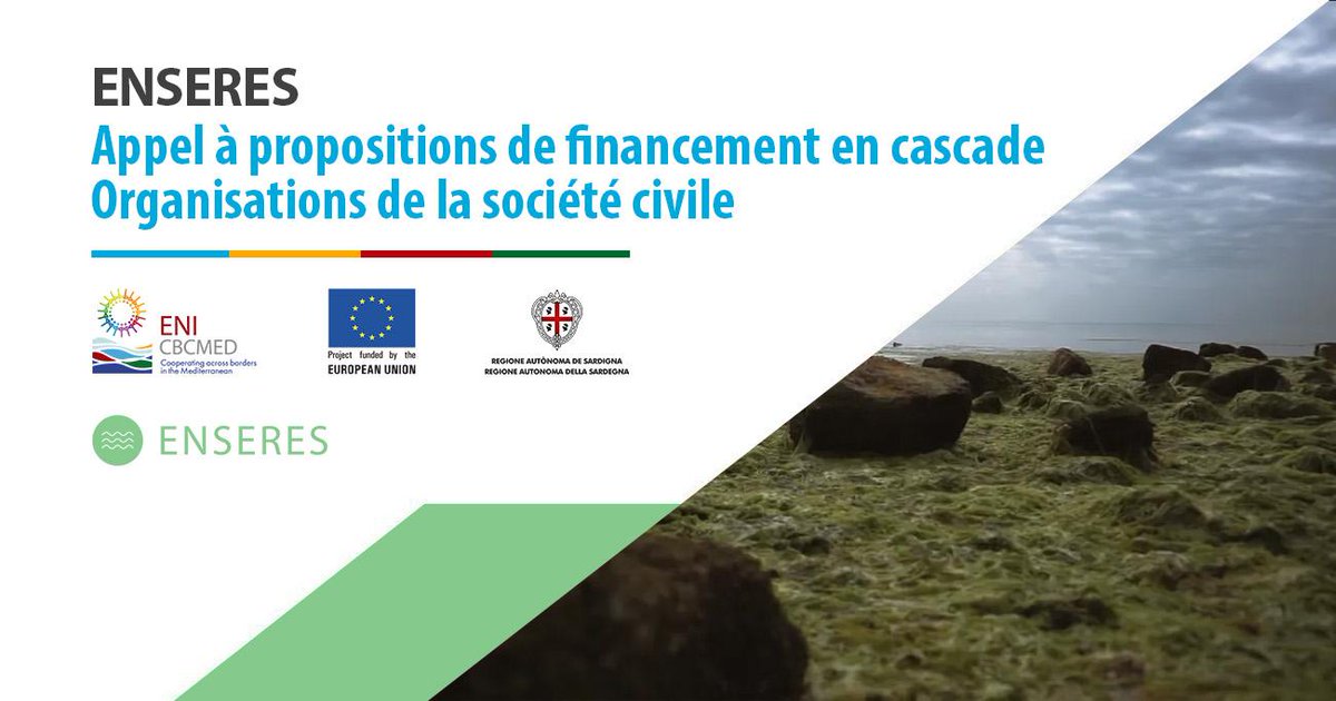 ENSERES_Med's tweet photo. 📢CALL FOR SUB GRANTS for civil society in TUNISIA and LEBANON!
📋 Apply by 30 May 2022 to support management and sustainable development in & around #SPAMIs
For #Tyre area, #Lebanon: https://t.co/P2g6JCJGbj
For #Sfax area, #Tunisia: https://t.co/f5XwTi61P8
@ENICBCMed #GOMED https://t.co/4x4njPCB3X