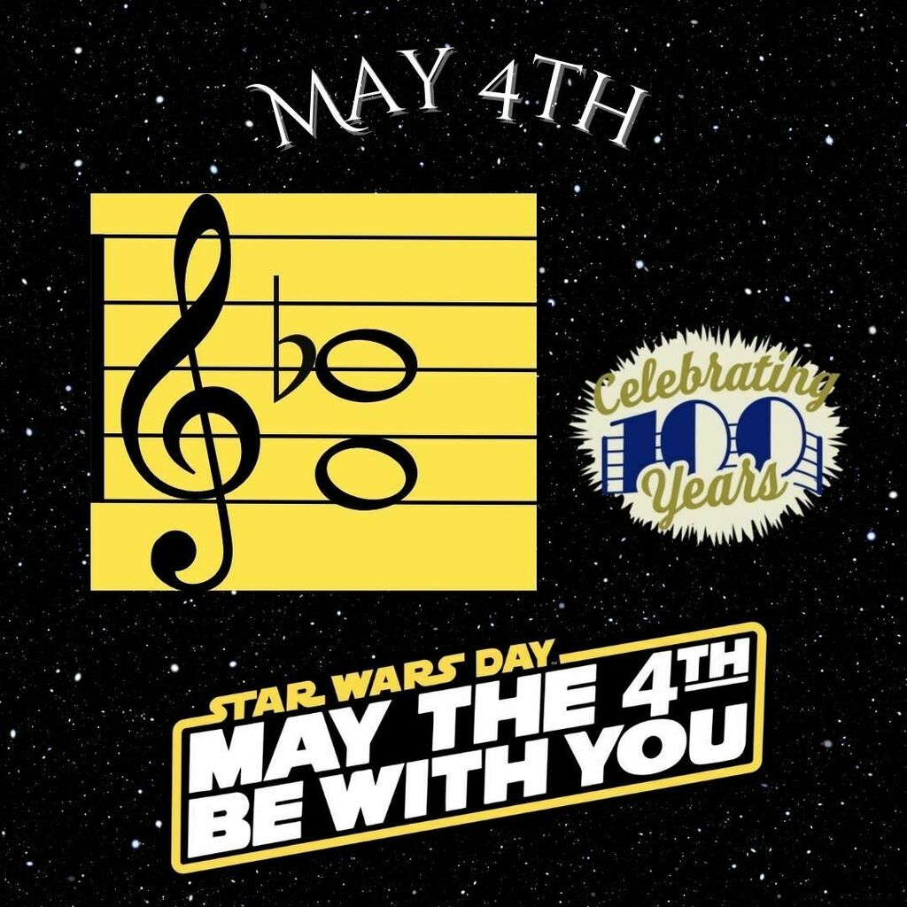 TruroMusicFest's tweet photo. May the forth be with you! #StarWarsDay #PerfectFourth #IntervalHumor https://t.co/NqWfotoo5s https://t.co/CFszRmpJx1
