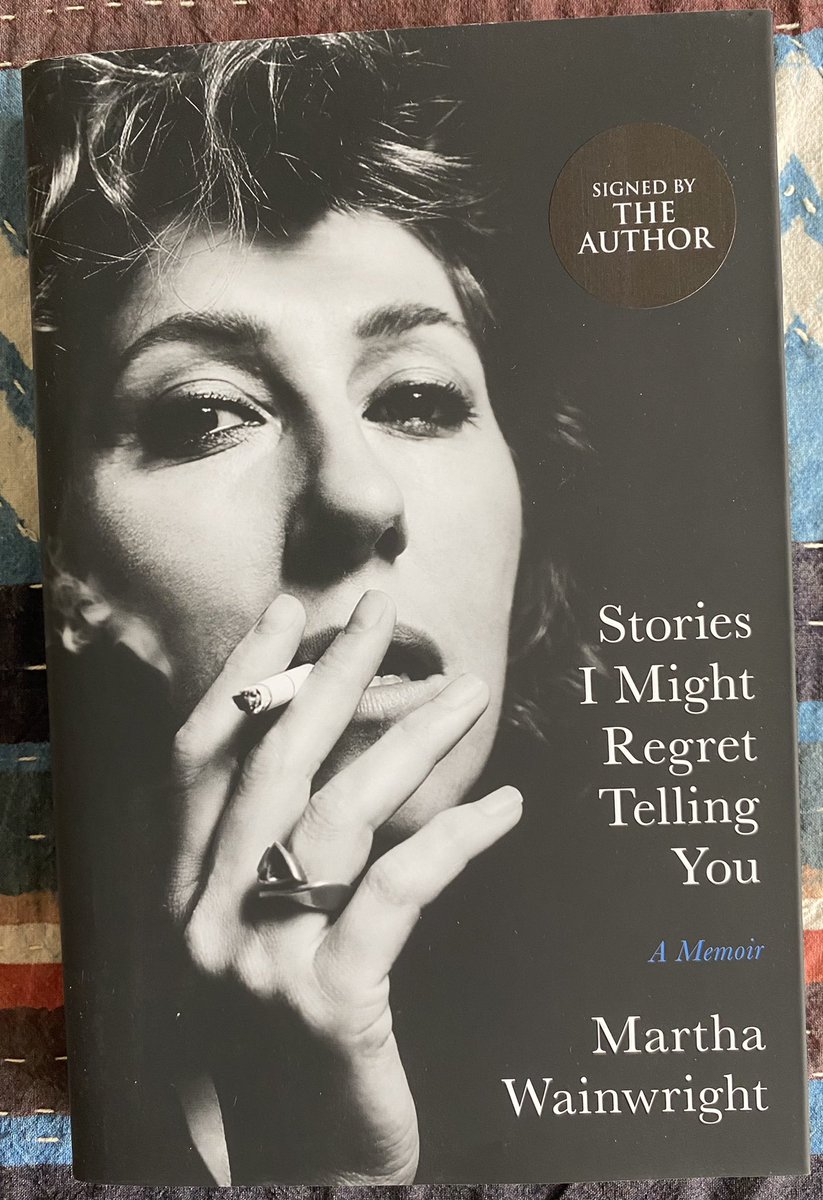 Of course @WainBright’s book turns out to be as searing, honest, life-soaked & unique as her voice & songs. A hell of a read from a hell of an icon. #MarthaWainwright