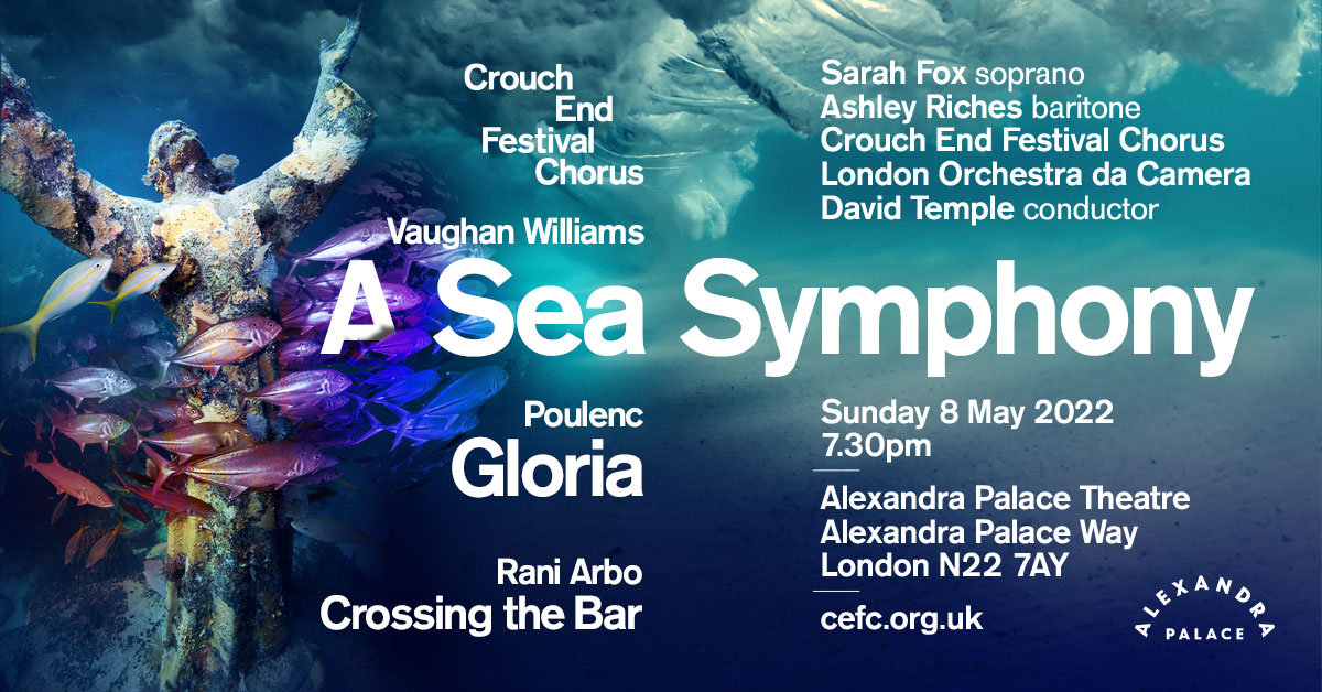 thechoir's tweet image. It&apos;s wonderful to hear #VaughanWilliams #ASeaSymphony on @BBCRadio3 now with @DonaldMacleod01  on #ComposerOfTheWeek.  We can&apos;t wait to sing it in the restored Victorian Theatre in @Yourallypally  with @sfoxyladyFOX and @AshleyRiches on Sunday!  Tickets... alexandrapalace.com/whats-on/crouc…