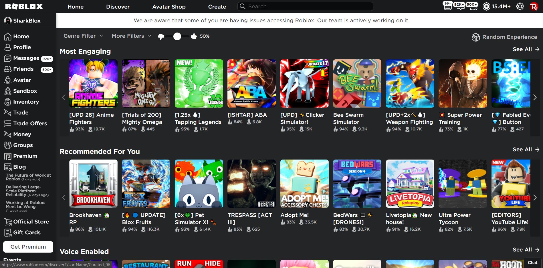 Roblox Game's latest premium version - Latest News