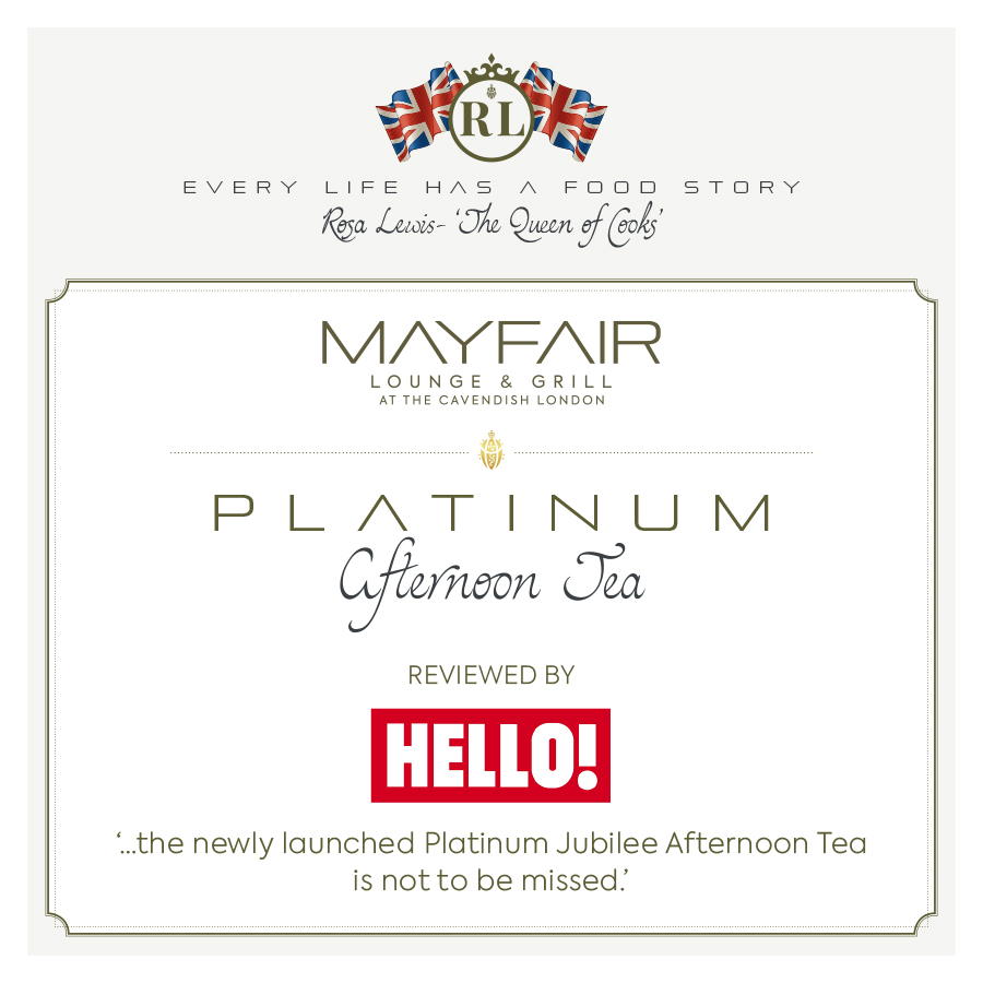 Our new Platinum Afternoon Tea is featured in HELLO! Magazine! Described as a royal experience ‘not to be missed’ you’ll be able to enjoy Cypriot inspired pastries and Mauritian streamed cassava cakes. Read the rest of the article here 👉hellomagazine.com/travel/2022041….