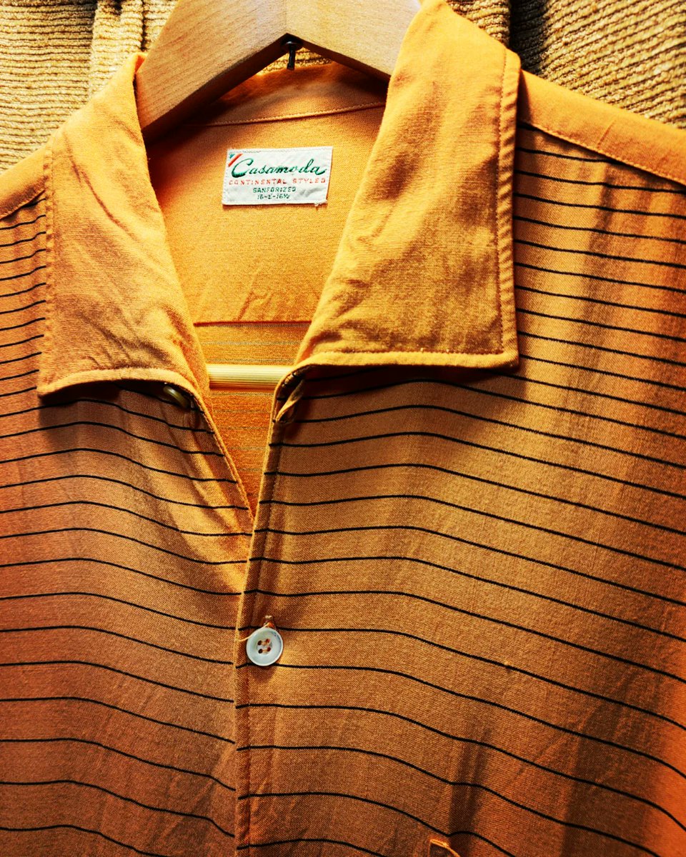 YosukeFunabashi's tweet photo. Vintage 1950s Cadamoda Rayon Shirt!
#706union
#50sstyleclothing
#vintageclothing
#elvisstyle
#atomicpattern
#rayonshirt
#stripeshirt
#stripeshirt
#gladation
#italiancollar https://t.co/qLbnsezrNJ