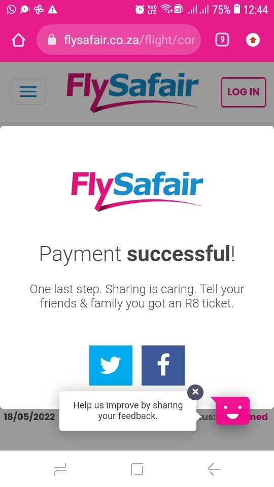 AngelThugg's tweet photo. Thanks @FlySafair for my R8 ticket, I will be heading home for my birthday in two weeks time. Danko
#FlySafairR8 https://t.co/O6eyVr1oEK