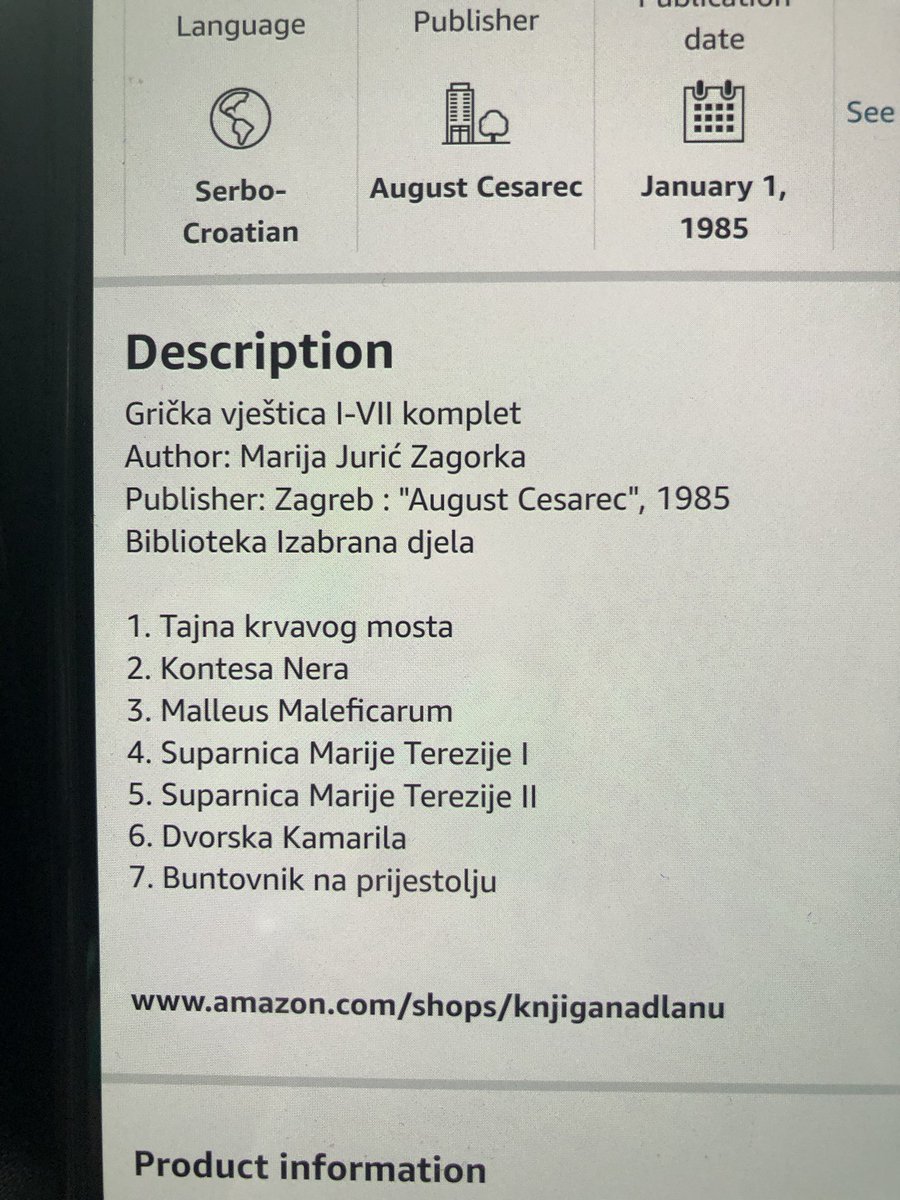 jadeyraereads's tweet image. RANDOM REQUEST! A family friend is searching for these Croatian books, and can not find them anywhere. Can anyone possibly help hook me up? 👀