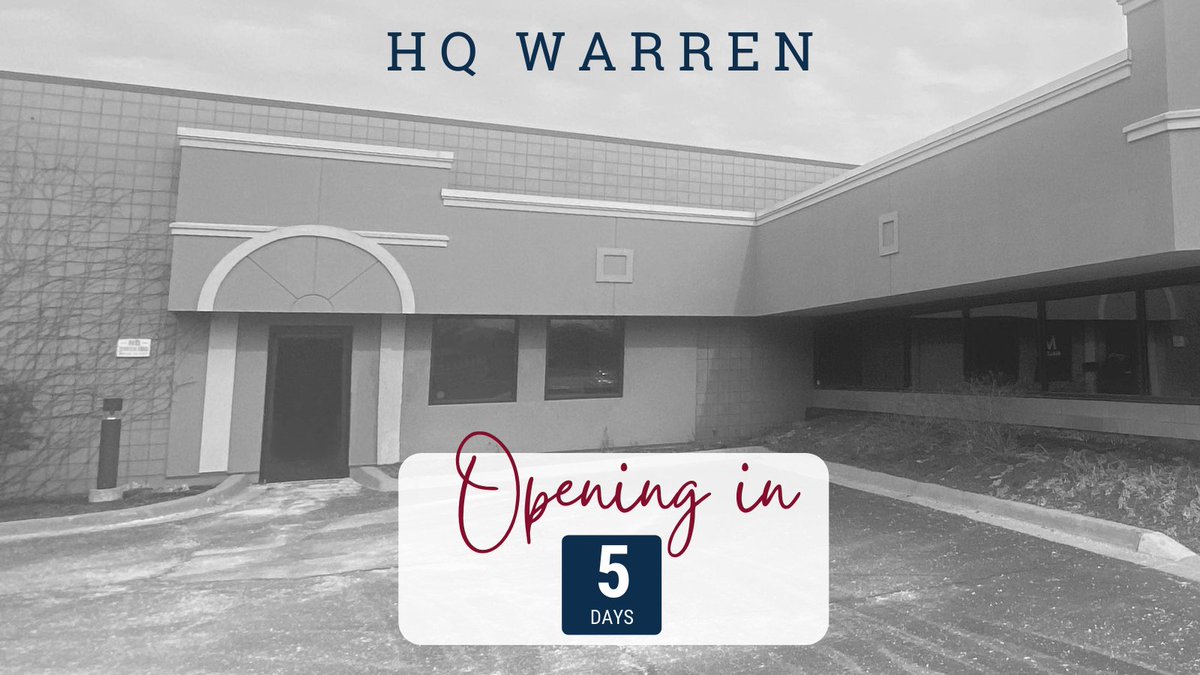 HealthQuest_PT's tweet photo. Our 2nd #warren location will be opening in 5 days! Conveniently located at 28295 Schoenherr, which is on Schoenherr Rd between 12 Mile &amp; Martin Road.  We are on the backside of the medical building that has Ascension Medical Practices &amp; DaVita Dialysis.  https://t.co/kBwzoj8d1c https://t.co/0IQa1zQvUf