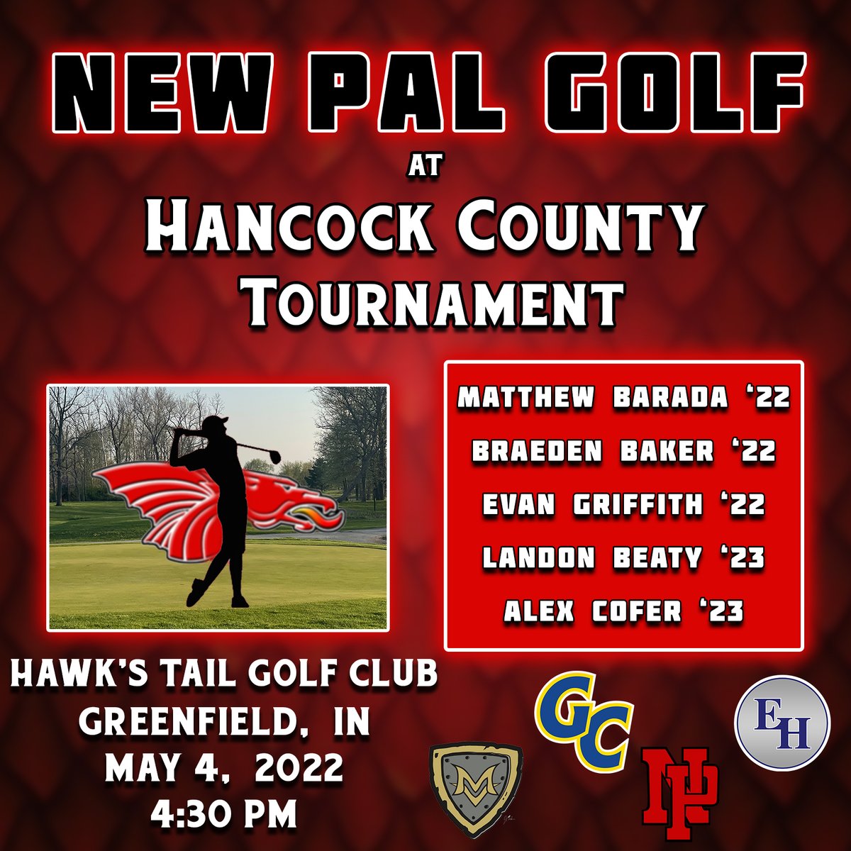 County Tourney Tonight @ Hawkstail starting at 4:30pm!!!!