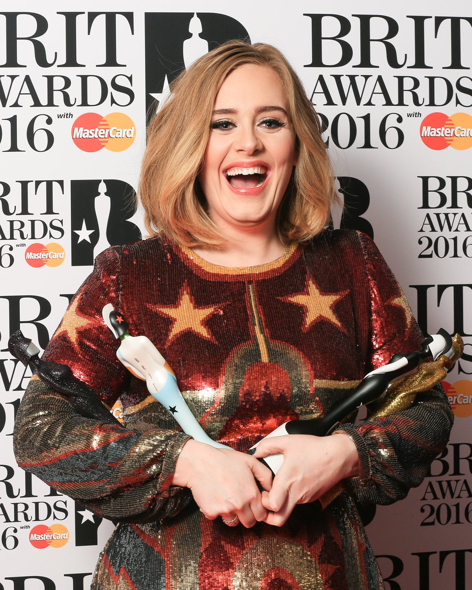 BRITs's tweet image. happy birthday to @Adele, queen of the BRITs x