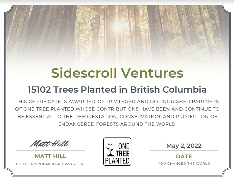 MEE6NFT's tweet photo. We are committed to offsetting the carbon footprint of our NFT launch and as stated by our founders, MEE6 will continue to ensure that we do our part in the fight against climate change. 

We've made a donation of 15,102$ which accounts for 15102 🌳 planted in British Columbia. https://t.co/kyxq1OkNbr