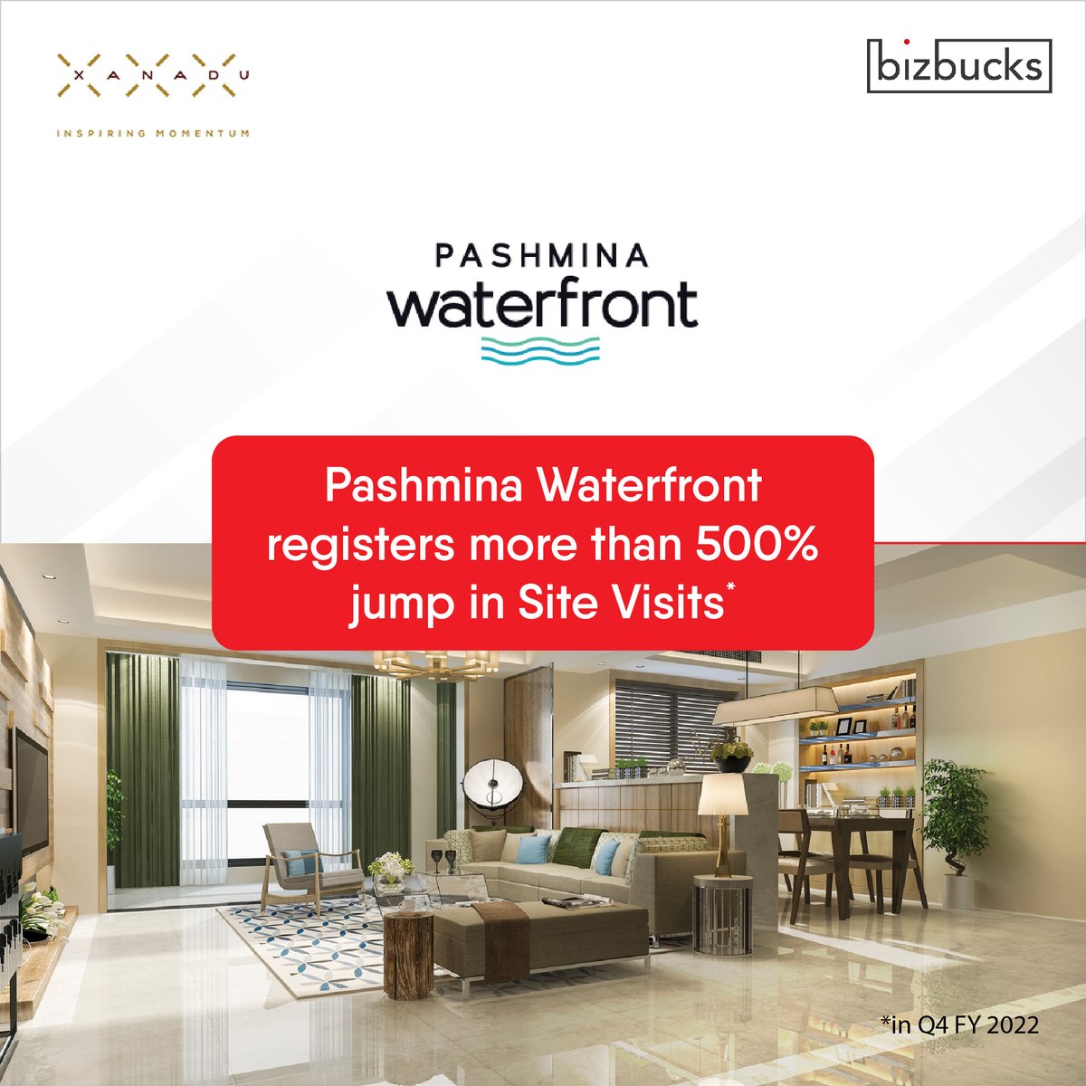 bizbucksindia's tweet photo. Here's how we leveraged digital to drive high-quality Site Visits for Pashmina Waterfront, a luxury apartment project by Pashmina Developers. 
#Bizbucks #Digitalmarketing #Digital #PashminaWaterfront #Successstory  #Xanadu #RealEstate #Bangalore #CaseStudy https://t.co/hmLoLtYHpQ