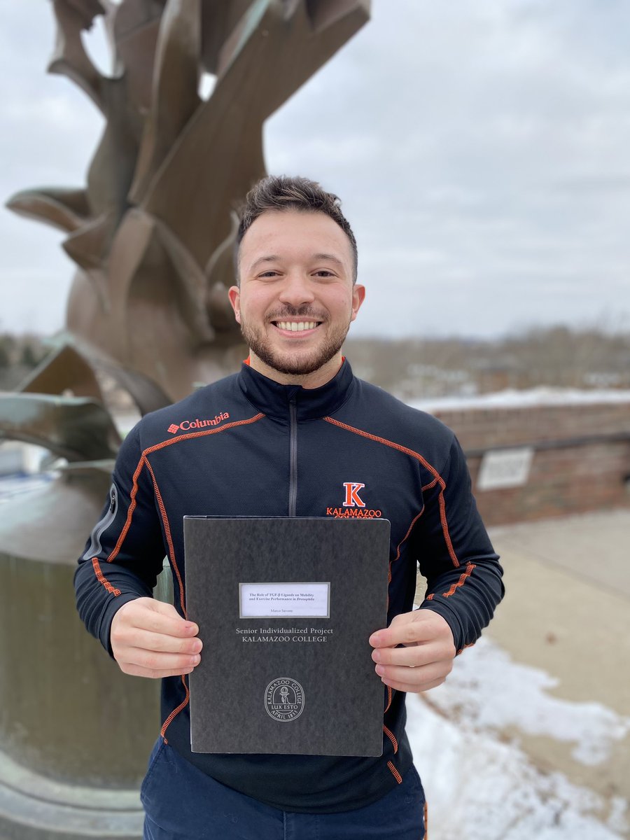 Kalamazoo Chemistry & Biochemistry (@kzoochem) on Twitter photo Meet the Chem/Biochem Class of 2022!
Today we have Marco Savone (<a href="/marcosavone56/">Marco Savone</a>), a Chemistry major with a Spanish minor.
During his time at K, Marco was part of the football team <a href="/KzooFootball/">Kalamazoo College Football</a>
1/n Meet the Chem/Biochem Class of 2022!
Today we have Marco Savone (<a href="/marcosavone56/">Marco Savone</a>), a Chemistry major with a Spanish minor.
During his time at K, Marco was part of the football team <a href="/KzooFootball/">Kalamazoo College Football</a>
1/n