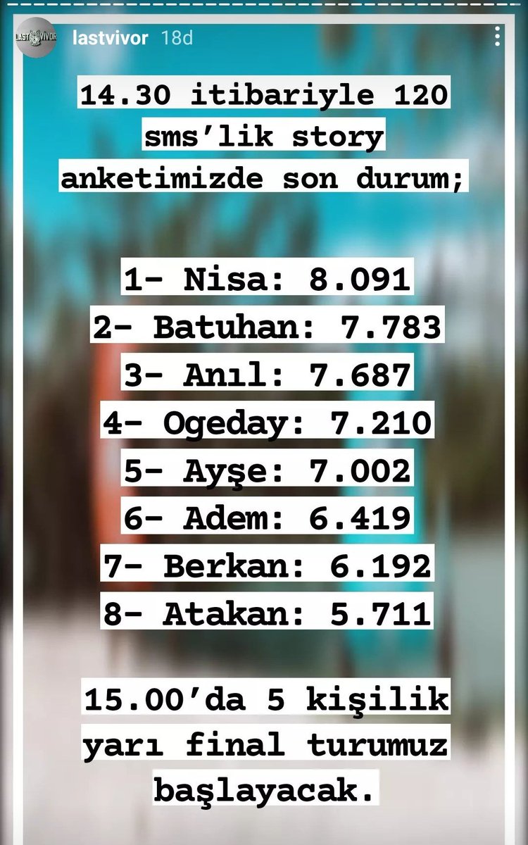 #ogfc lütfen instagram lastvivor anketinde sadece OGEDAY'a tüm hesaplarinizdan oy verin hadii lütfen #OgedayGirişken
