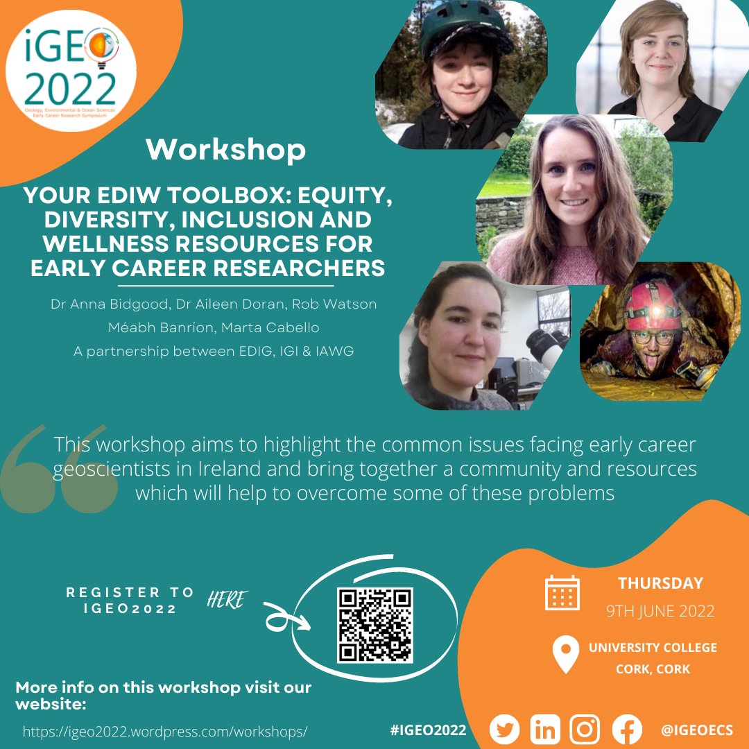iGEOECS's tweet photo. #NEWWORKSHOP
Ever felt like an imposter at work? Do you know how to manage your own unconscious biases? Are you considering how to balance your parenting needs and responsibilities?
#IGEO2022 #EDI #impostersyndrome #unconciousbias #phdlife #equity #diversity #inclusion https://t.co/YYYQrk80wf