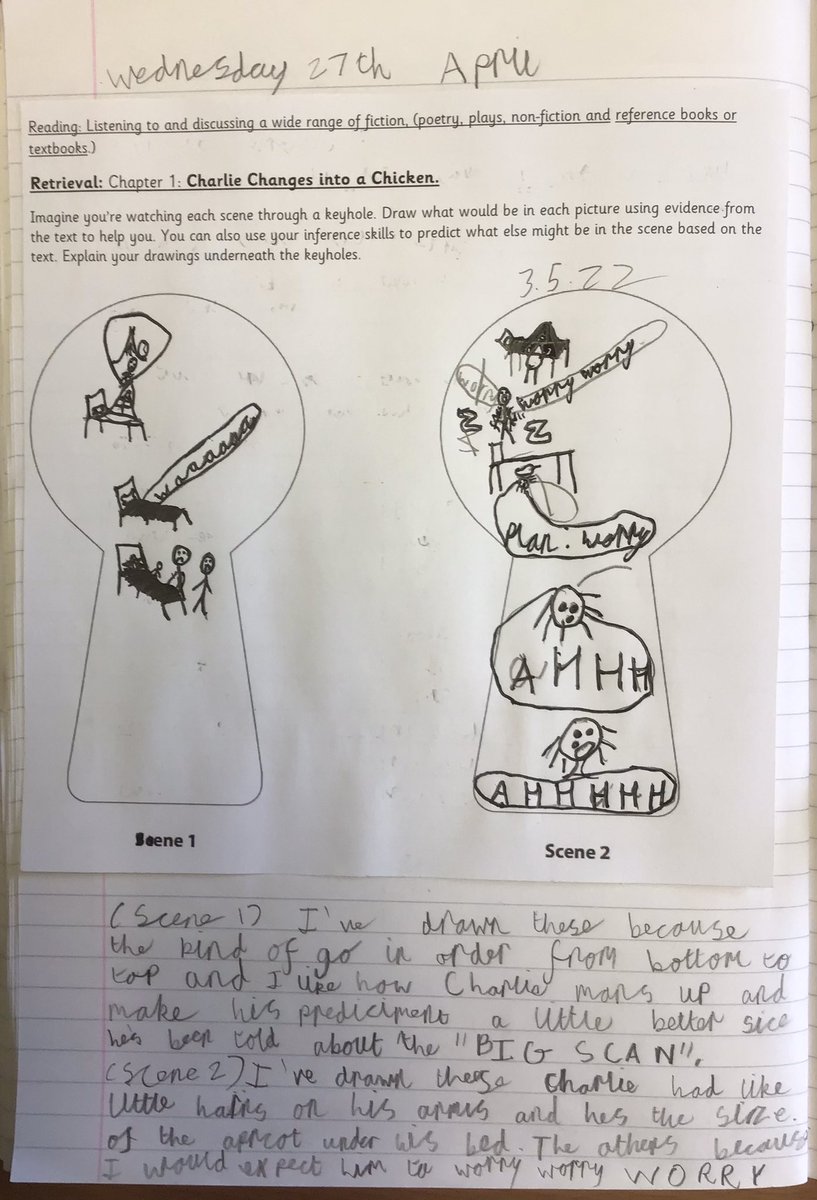 LindenRDRowan's tweet image. @LindenRDRowan #LindenEnglish #LindenReading  #CharlieChangesintoaChicken @stubbleagent 
Loving our new class read, ‘Charlie Changes into a Chicken’.
@LindenRoad @MrB_Y3