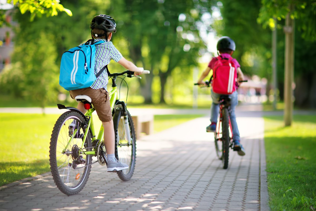 Every good bicycle ride starts with a helmet, and riding to school is no exception. Before your kids walk out the door, remind them of the importance of wearing a helmet. Learn more: NHTSA.gov/bicyclesafety #BikeToSchoolDay