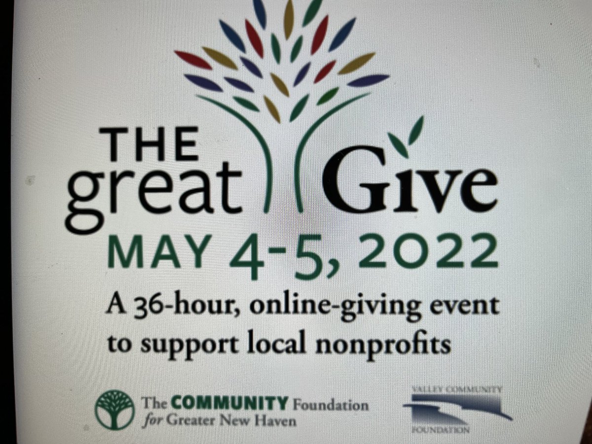 Ready to join The Great Give at 8am! 20 towns-36 hours-500 nonprofits in #GreaterNHV! Proud ⁦<a href="/BankofAmerica/">Bank of America</a>⁩ to partner with ⁦<a href="/cfgnh/">CommFoundGNH</a>⁩ to support local agencies that do so much for our community! #TheGreatGive