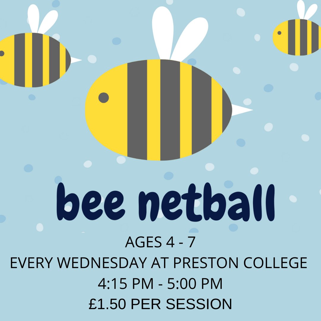 NetballPreston's tweet image. Bee Netball is a programme all about friendship, inclusion, fair play and playing together.