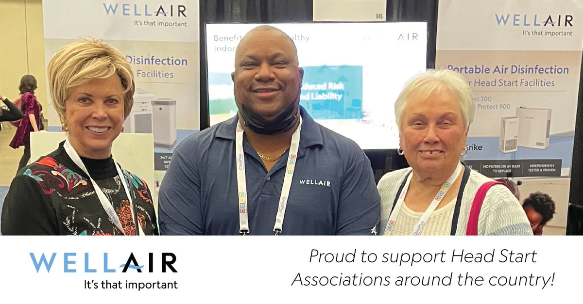 WellAirInc's tweet photo. What a fabulous #NHSA22 @NatlHeadStart in Baltimore, meeting #HeadStart leaders across the country! Particularly special was getting to hug Donna Veatch of Region 7 HSA and active NHSA board member, Pam LaFrenz!
#EarlyHeadStart #CleanAir #ItsThatImportant #NAT22 https://t.co/IWtLGvg0Ls